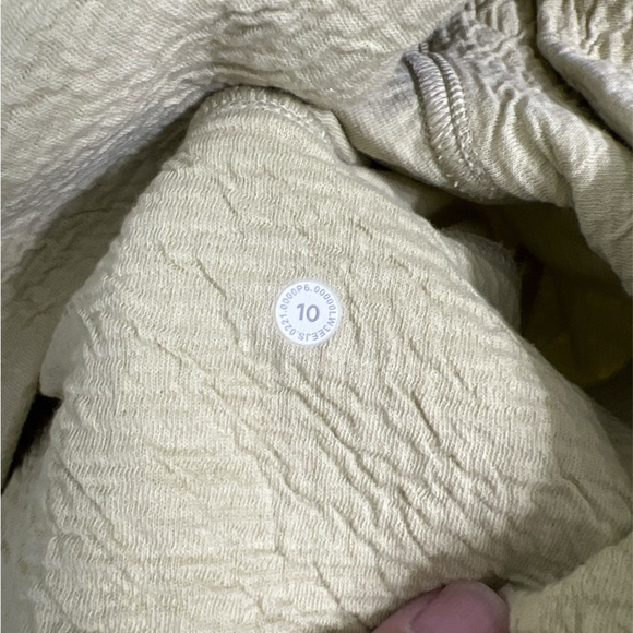 Lululemon Textured Crewneck Pullover size 10 dew green - Picture 7 of 8